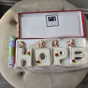 Christmas HOPE Holiday Decor with Angels